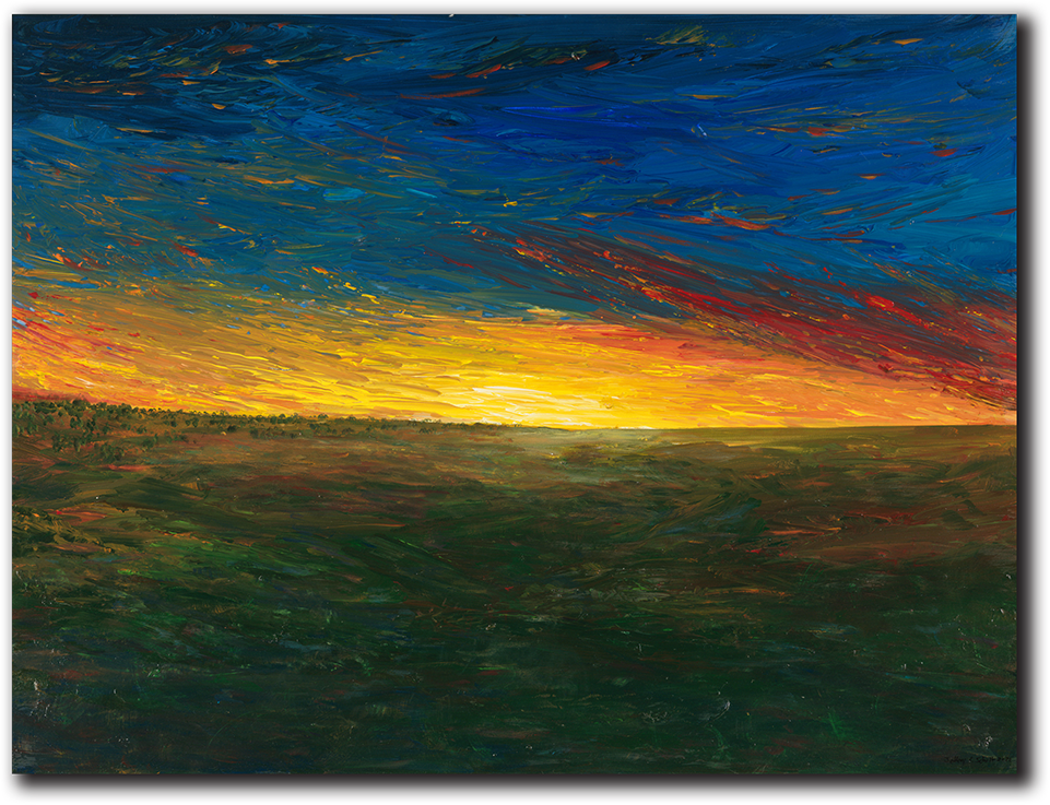 Fighting Back the Dark Revised 40 x 30