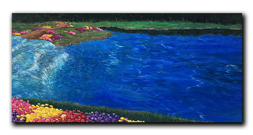 Fall into Spring 48 x 24