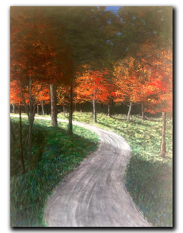 Just Around the Bend 18 x 24