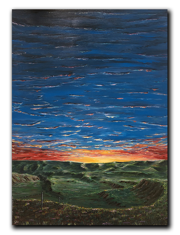 Sunset in the Valley 36 x 24
