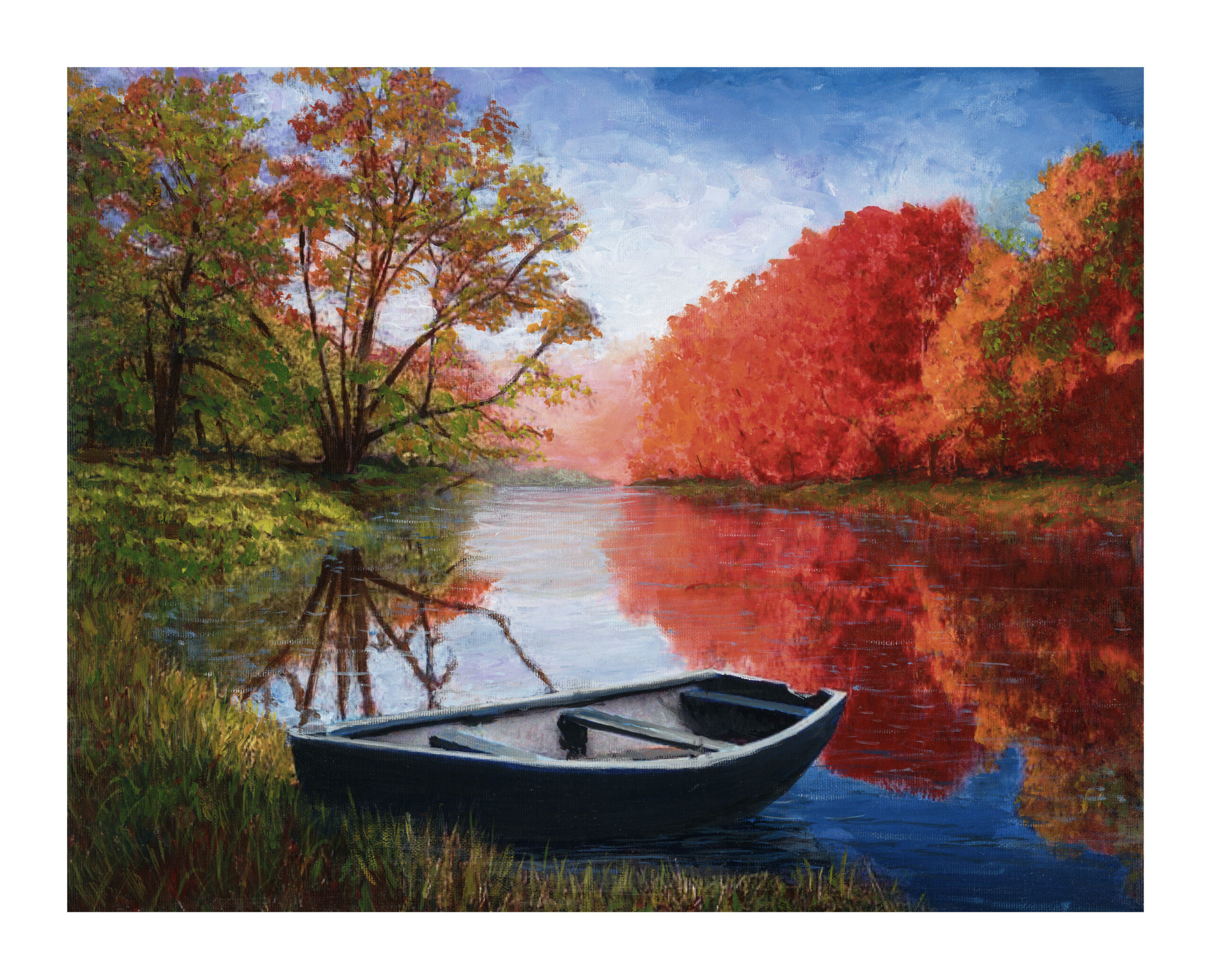 018 Fall Lake 2 11x14